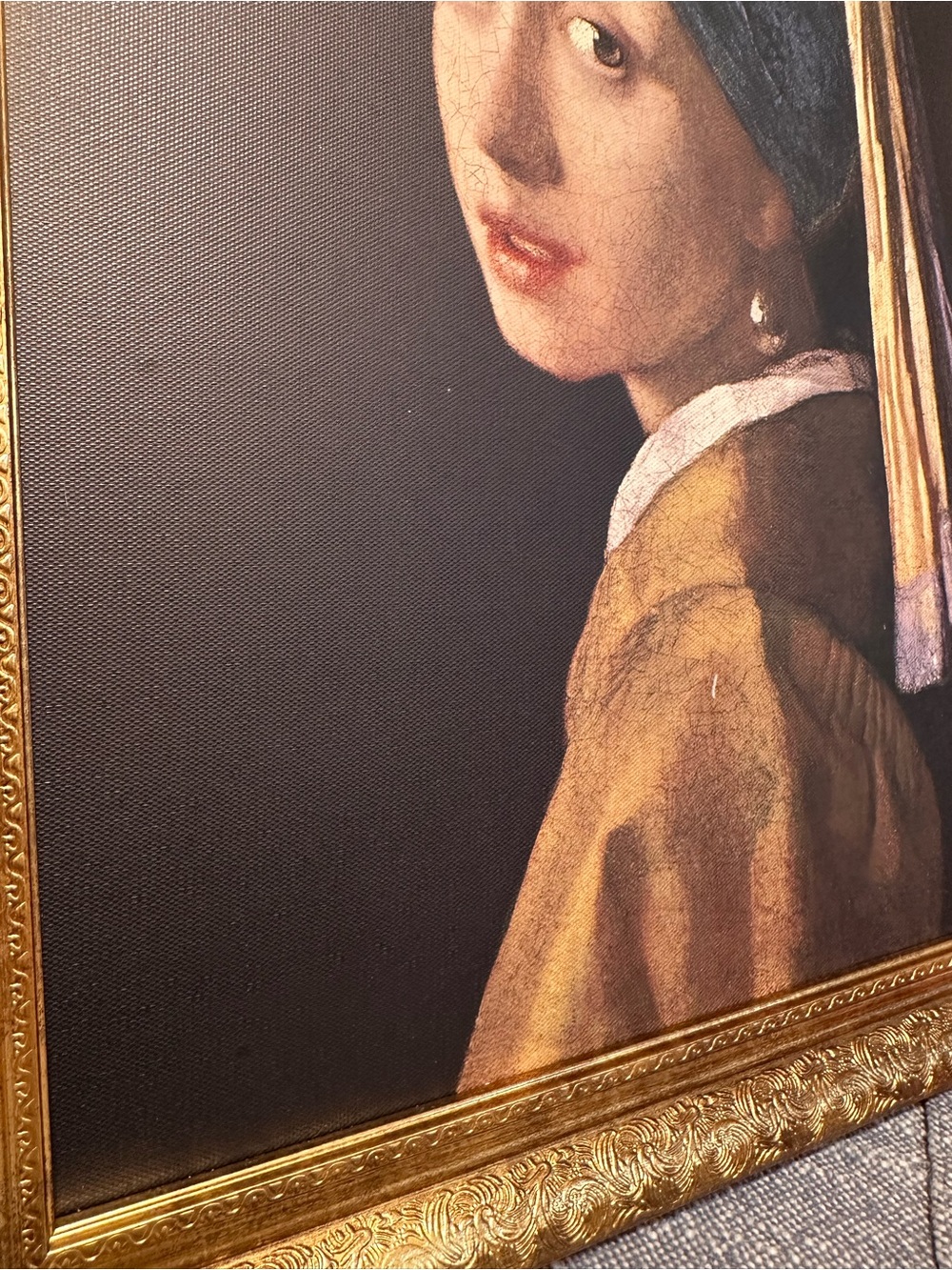 16x20 Girl with Pearl Earring by Johannes Vermeer's - Picture 11 of 14